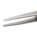 ESD Foam Tweezers, Style 2A, Anti-Acid/Anti-Mag, SS, Fine, Round, Flat, 4.7"